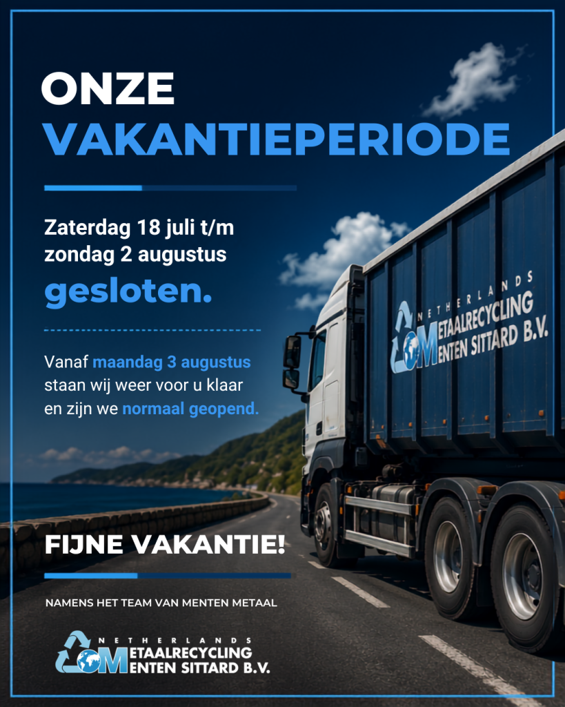 zomervakantie menten metaal